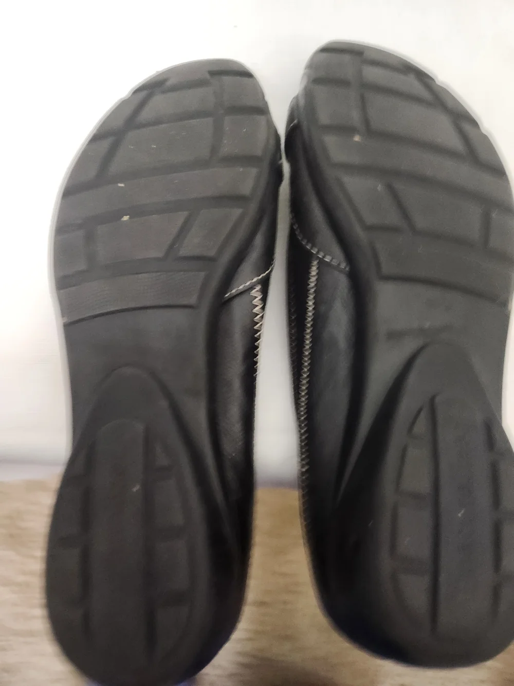 Naturalizer Women's Black Leather Casual Mary Jane Flats-Size 8.5